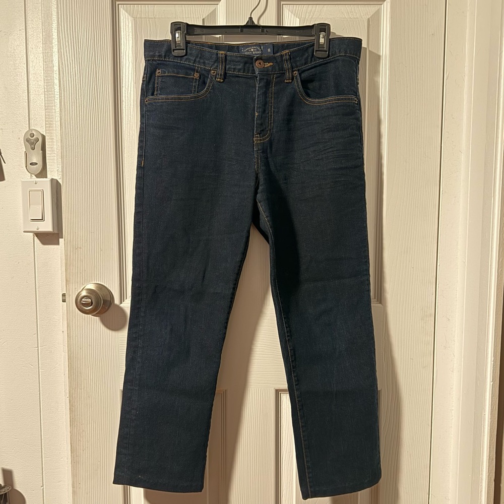 LUCKY BRAND: Classic Straight High Waist Denim Jeans